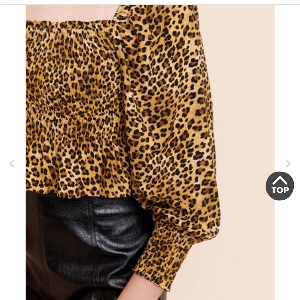 NWT size XL Francesca’s Top animal print - Picture 3 of 10